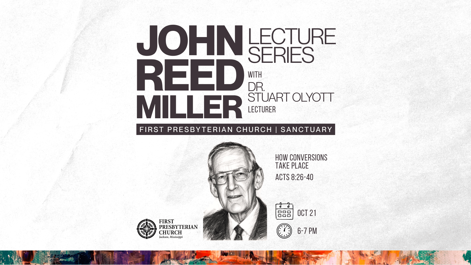 John Reed Miller Lecture Series